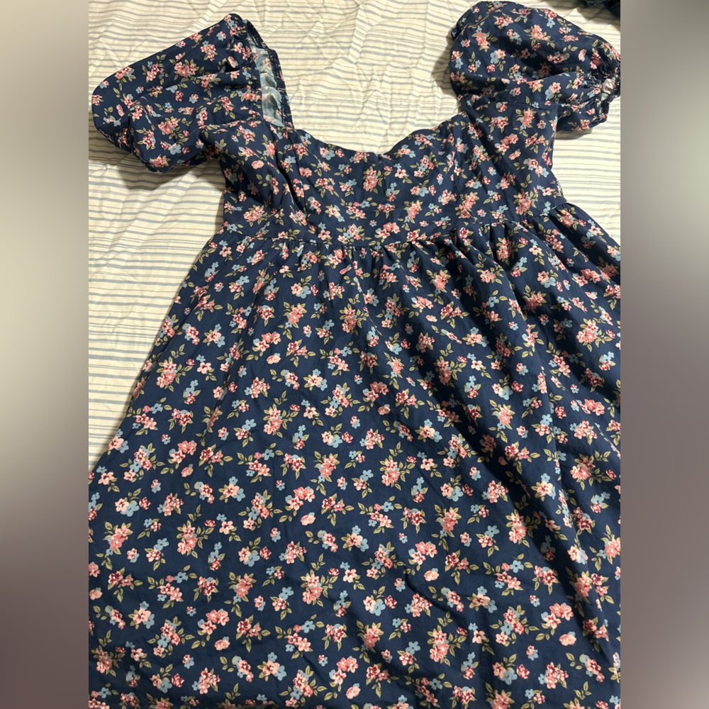Floral Blue Women's Top